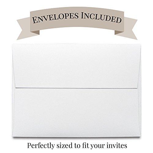 Amanda Creation Dart Gun Birthday Party Invitations, 20 5\"x7\" Fill In Cards with Twenty White Envelopes by AmandaCreation