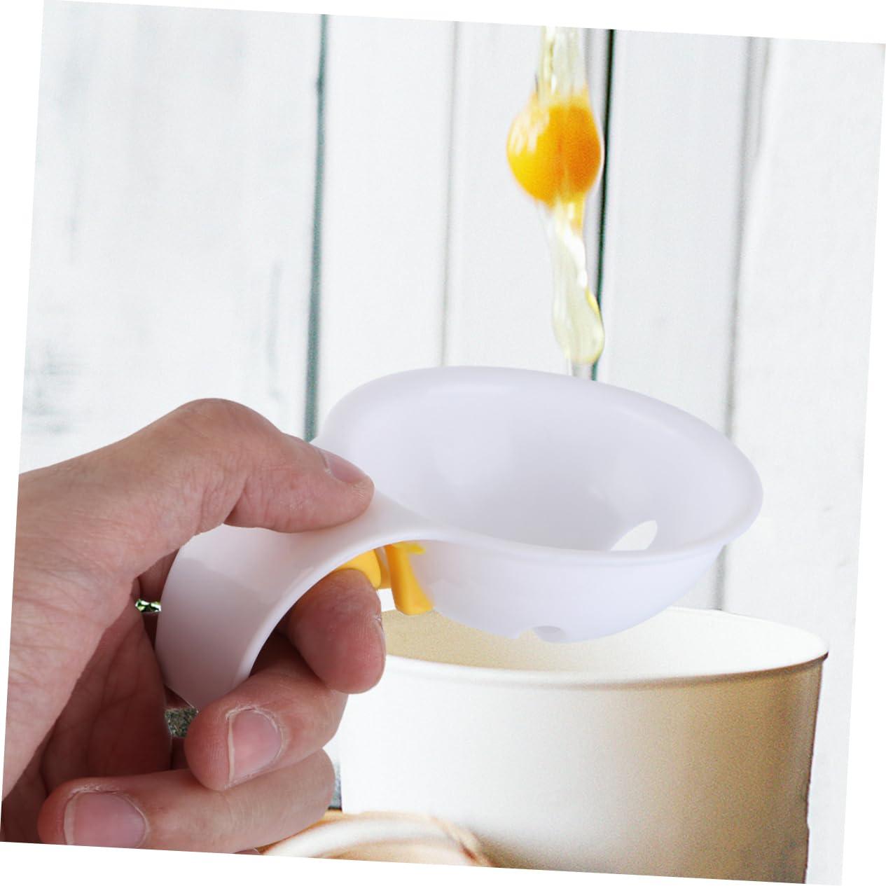 NAMOARLY NAMOARLY 1 PC Egg Separator Yolk Sifting Kitchen Cooking Gadget Egg Yolk Extractor Egg Divider White