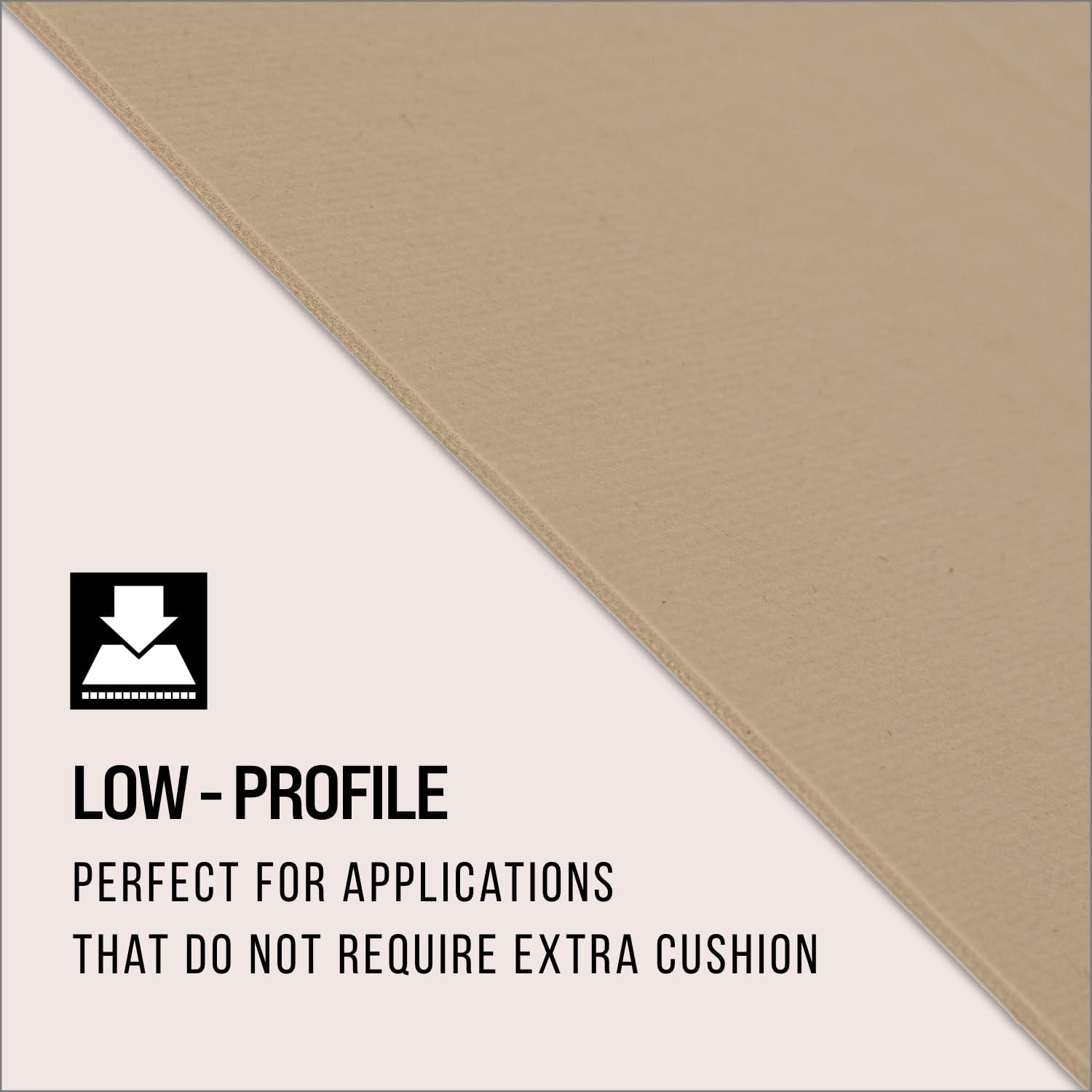 Grip-It Grip-It Solid Grip Non-Slip Rug Pad for Area Rugs and Runner Rugs, Cushioned Rug Gripper for Hardwood Floors 3 x 5 ft