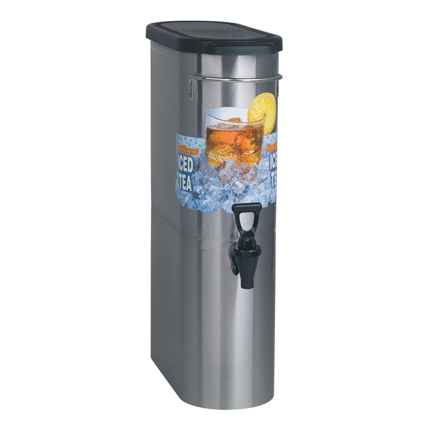 BUNN BUNN TDO-N-3.5 Oval Style narrow 3.5 Gallon Commercial Iced Tea Dispenser with Solid Lid