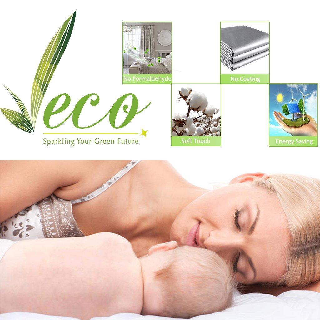 NICETOWN NICETOWN 100% Blackout Curtains for Living Room, Privacy Protection & Noise Reducing Drapes, Black Lined Window Treatment Curtain Panels for Patio Sliding Glass Door (Dry Rose, 2 Pieces, W52 x L84)