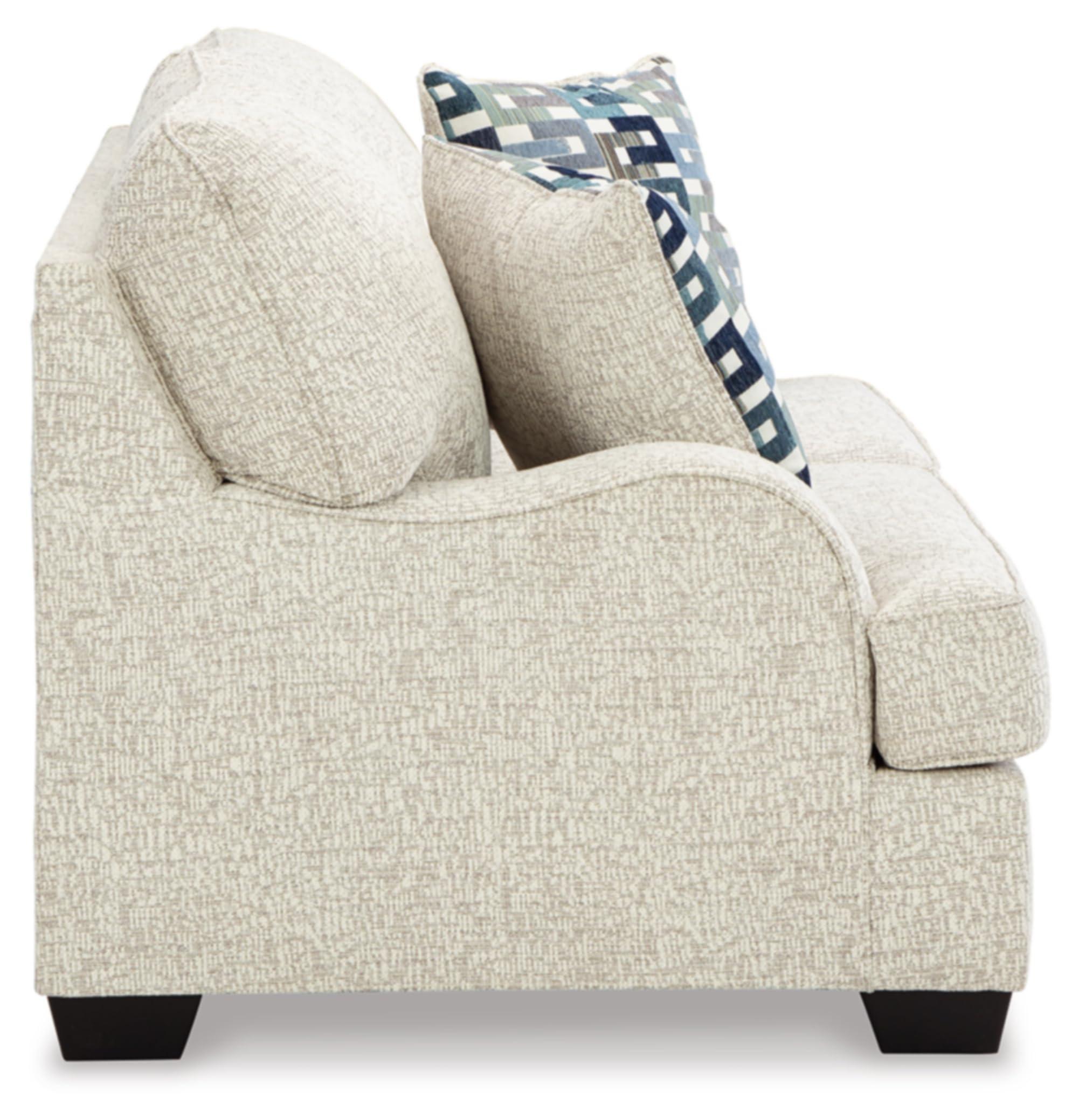 Signature Design by Ashley Signature Design by Ashley Valerano Casual Loveseat for Living Room, Beige