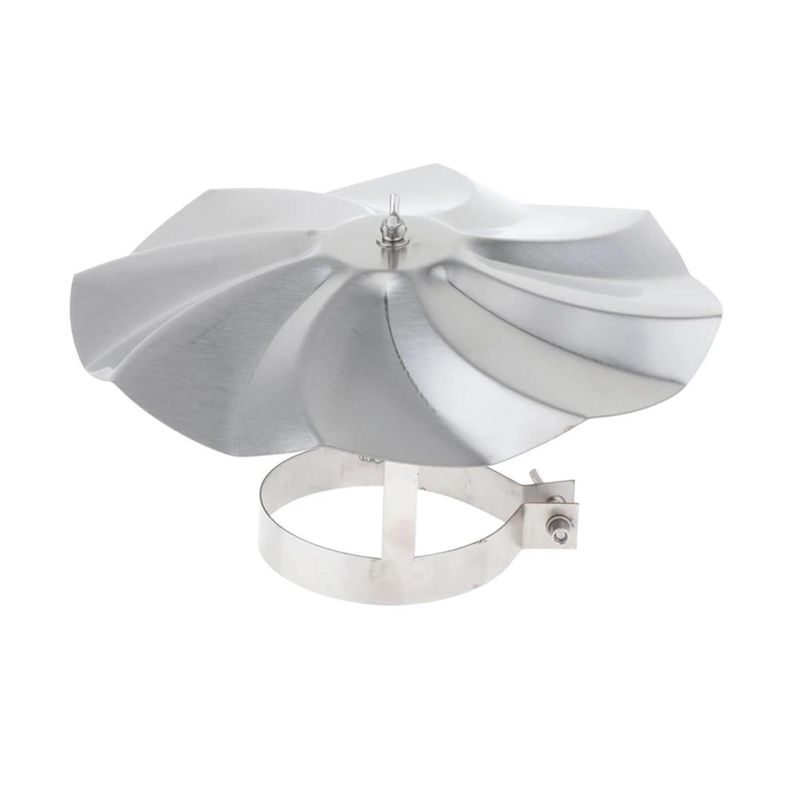 generic Chimney Cap Chimney Rain Cap Vent Cap Application Chimney Tube Cowl Flue Pipe Rain Cover Rainproof Stainless Steel