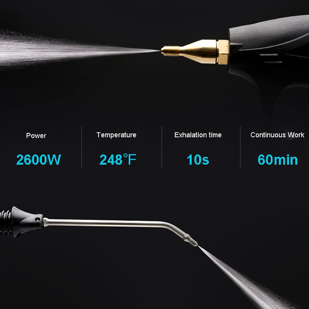 nLn Hope High Pressure Steam Cleaner, 2600W Handheld Steam Cleaning Machine,Portable High Temperature Cleaning kit for or Kitchen Bathroom Furniture Car Seat