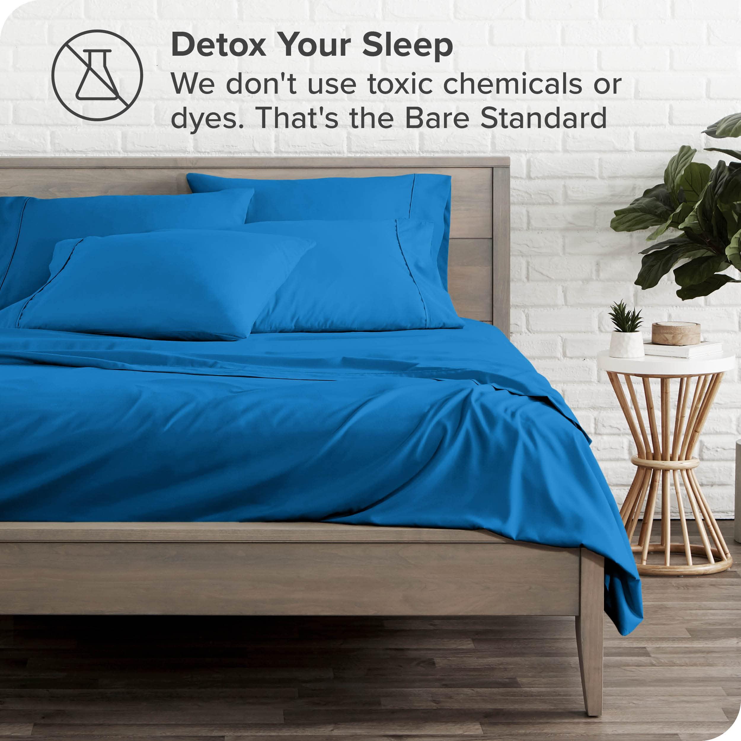 Dhruvi Bedding Dhruvi Bedding Soft 6 Piece Bed Sheets Twin Bed Sheet Set 19 Inches Deep Pocket Egyptian Cotton 1000 Thread Count Soft & Cooling Sheets Sateen Weave Fade & Wrinkle Resistant - Royal Blue