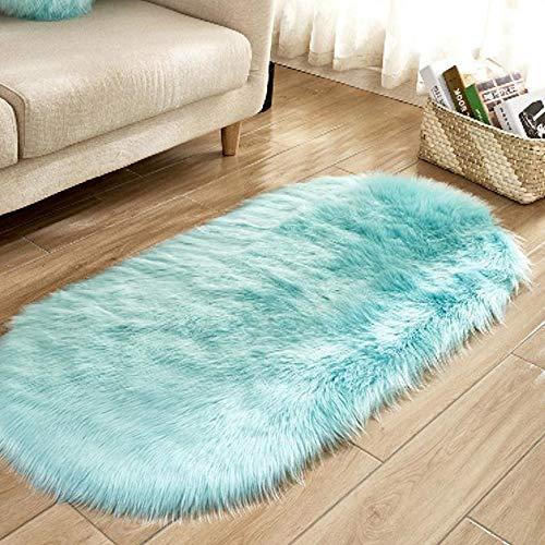 Svitolina Official-Indoor 32x71in Shaggy Sheepskin Premium Faux Fur Nursery Area Round Rugs Sheepskin Modern Contemporary Accents Decor