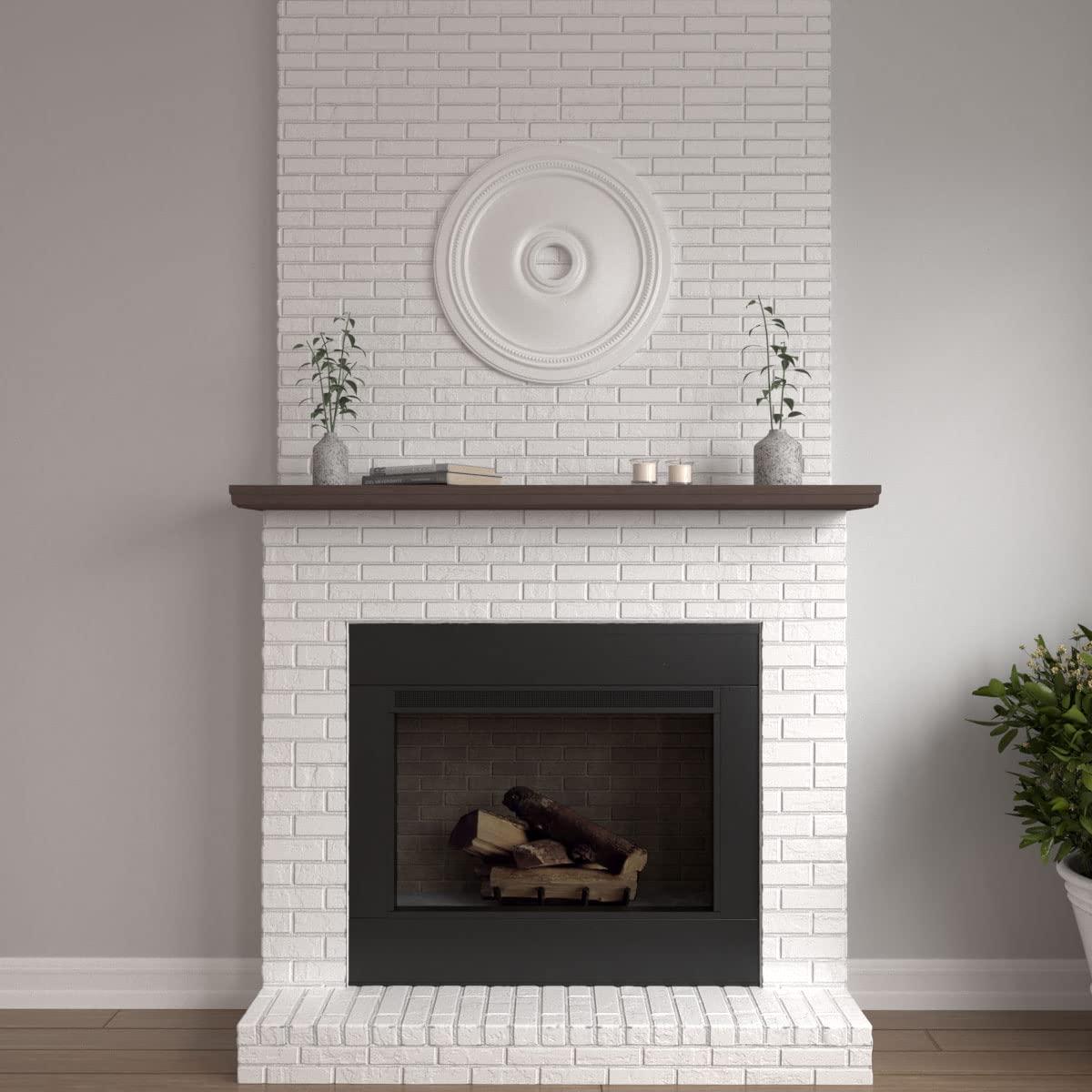 Ekena Millwork Ekena Millwork CM24DI Diane Ceiling Medallion, 24\"OD x 3 5/8\"ID x 1 1/4\"P (Fits Canopies up to 6 1/4\"), Factory Primed