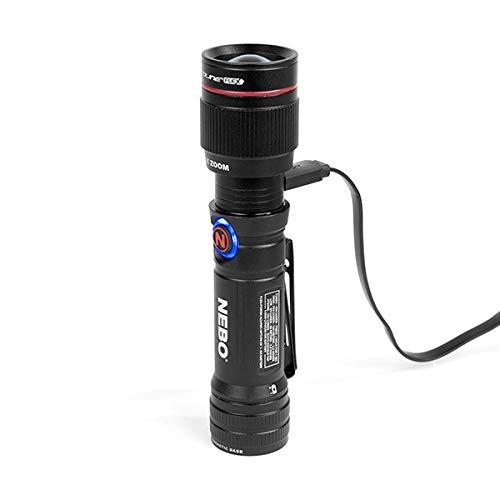 NEBO NEBO Redline Flashlight, Rechargeable LED Water & Impact Resistant Handheld Flashlights, Available in 450, 1000, 1400, & 2000 Lumens, Redline Flex 450 Lumens