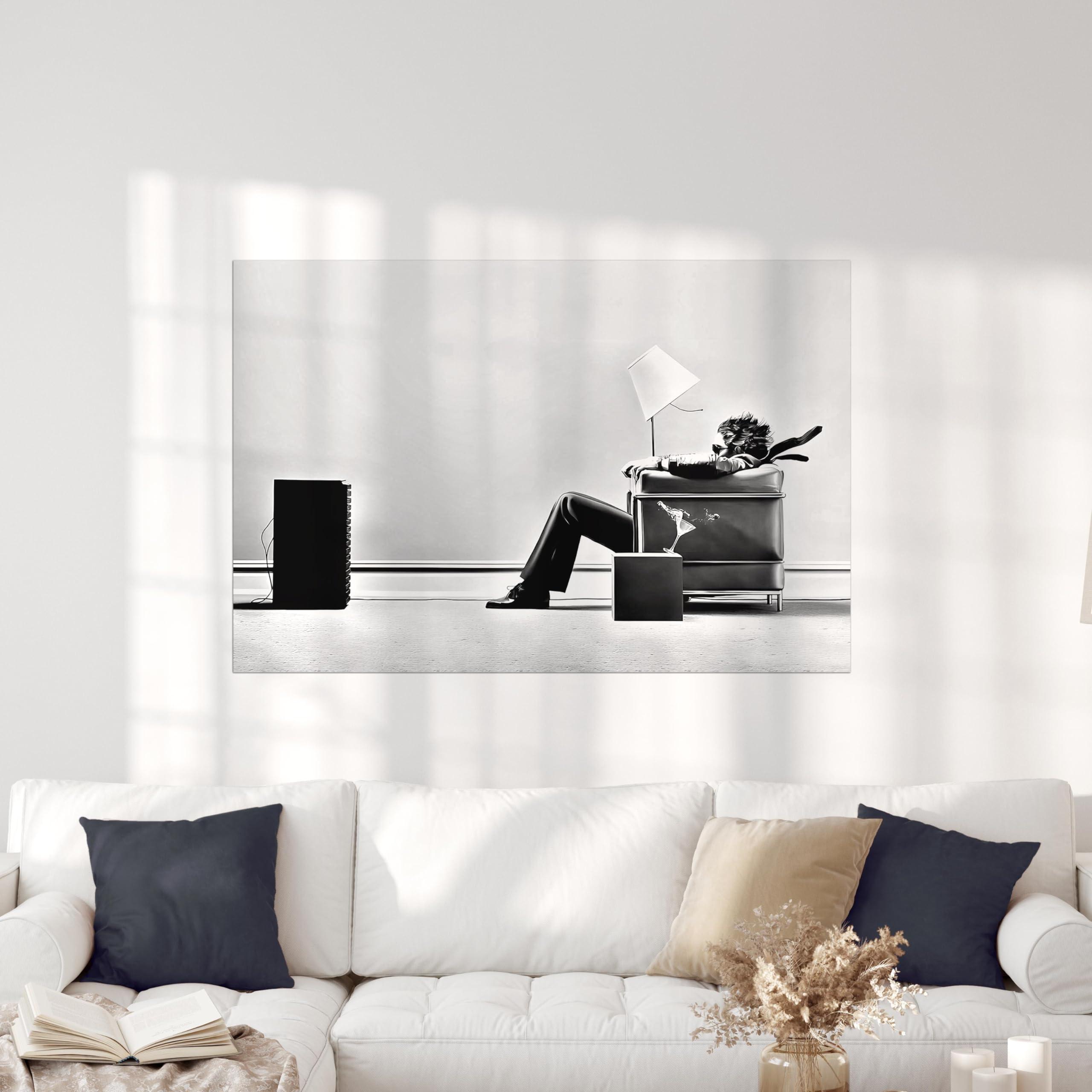 Generic Generic Blown Away Guy Maxell Ad 1979 by Steve Steigman Wall Art Poster Print 24\"\" x 36\"\" | Posters, Pictures, Wall Art Gifts and Home Decor