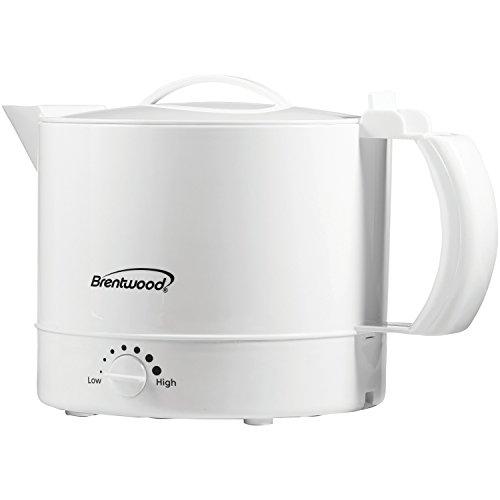 Brentwood Brentwood Electric Kettle Hot Pot BPA Free, 32 oz, White