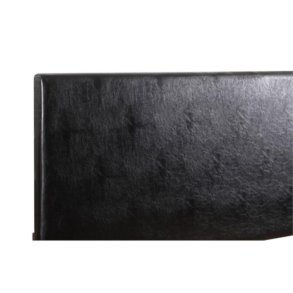 Glory Furniture Glory Furniture Nova Faux Leather Upholstered Full Headboard in Black