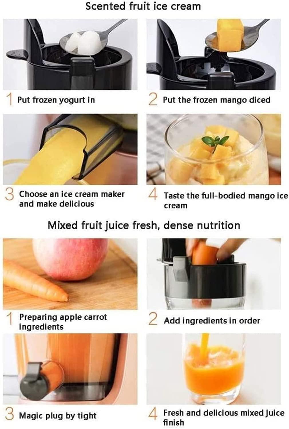 TNSSCZM Wide Mouth Juice Extractor, Machines Free Compact Fruits & Vegetables Dual Speed Centrifugal with Non-drip Function, Stainless Steel s Easy to Clean