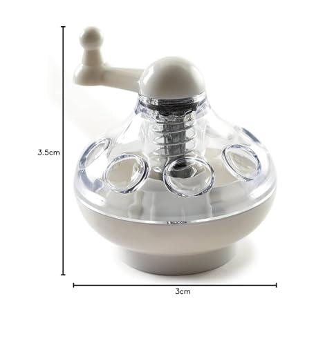 Norpro Norpro Nut and Hard Spice Grinder for Nutmeg Ginger Rock Salt and Peppercorn White 3.5" x 3" x 3"
