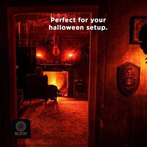 SLEEKLIGHTING SLEEKLIGHTING 13 Watt Orange Spiral CFL Light Bulb - UL Approved- General Purpose Spiral CFL Orange Light Bulbs - 120 Volt, E26 Medium Base. (Pack of 4)