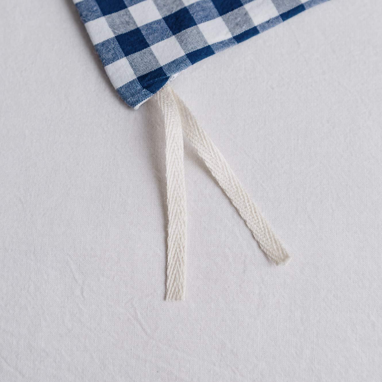 SUSYBAO SUSYBAO Royal Blue Gingham Duvet Cover King 100% Washed Cotton Blue Plaid Duvet Cover 3 Pcs Set 1 Vintage Grid Checkered Duvet Cover with Zipper Ties 2 Pillowcases Blue White Gingham Bedding Set