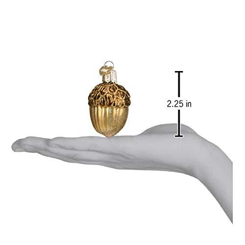 Old World Christmas Old World Christmas Acorn Glass Blown Ornament for Christmas Tree