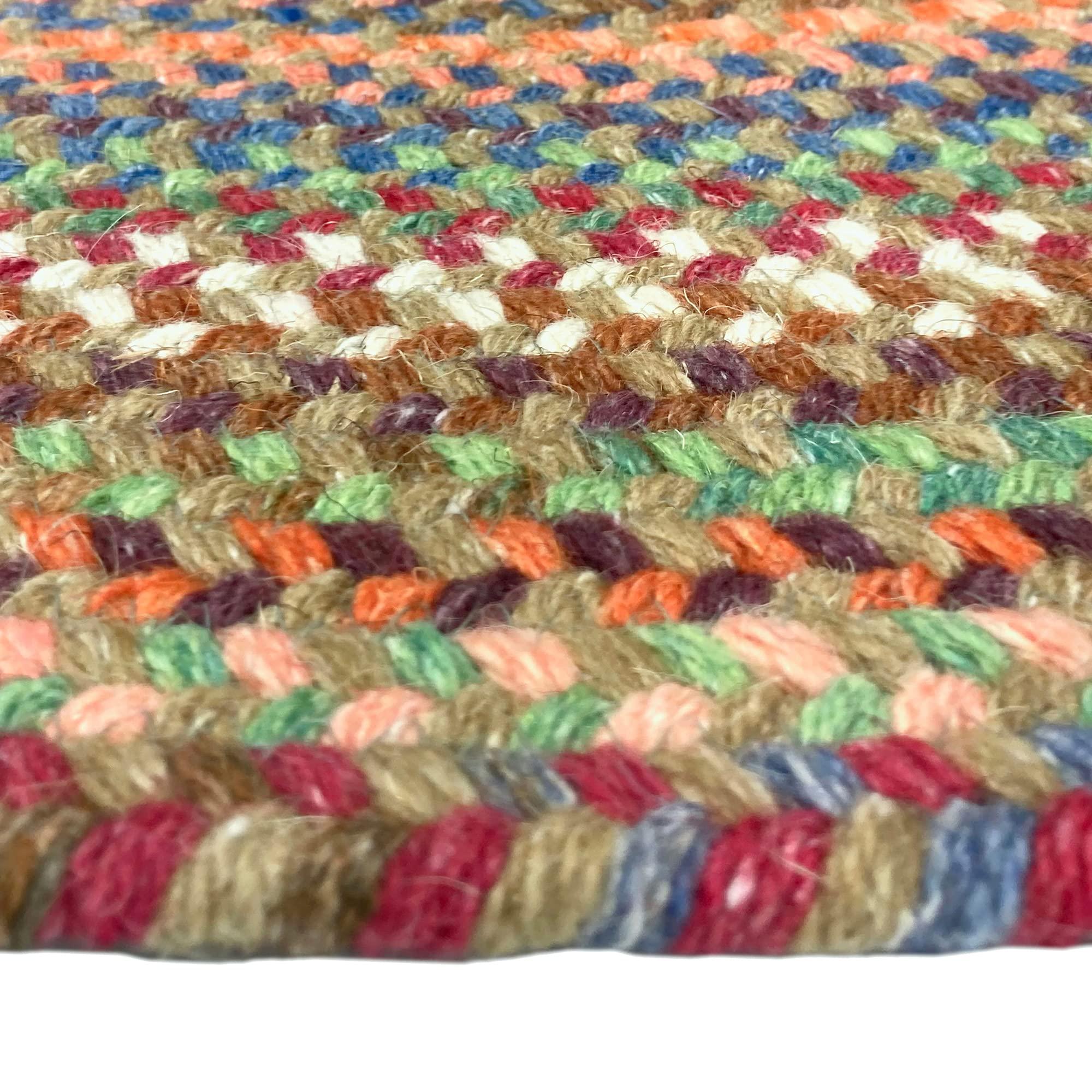 Capel Capel American Heritage Cinnamon 4' 0" X 6' 0" Oval Braided Rug