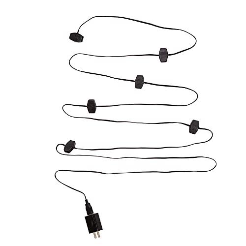 Kurt S. Adler USB Extension Cord with 12 Power Outlets