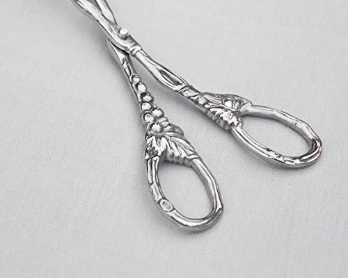 Arthur Court Arthur Court Designs Grape Pattern Heavy Duty Aluminum Serving Tongs, Polished Salad Servers, Buffet Party Catering Serving, Durable Salad Servers for Kitchen for Salad/Ice/Bread 10.5 inch Long