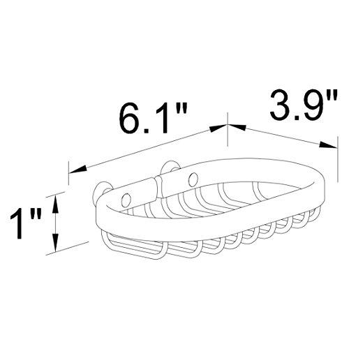 Ginger Ginger G500/PC Splashables Soap Basket, Polished Chrome