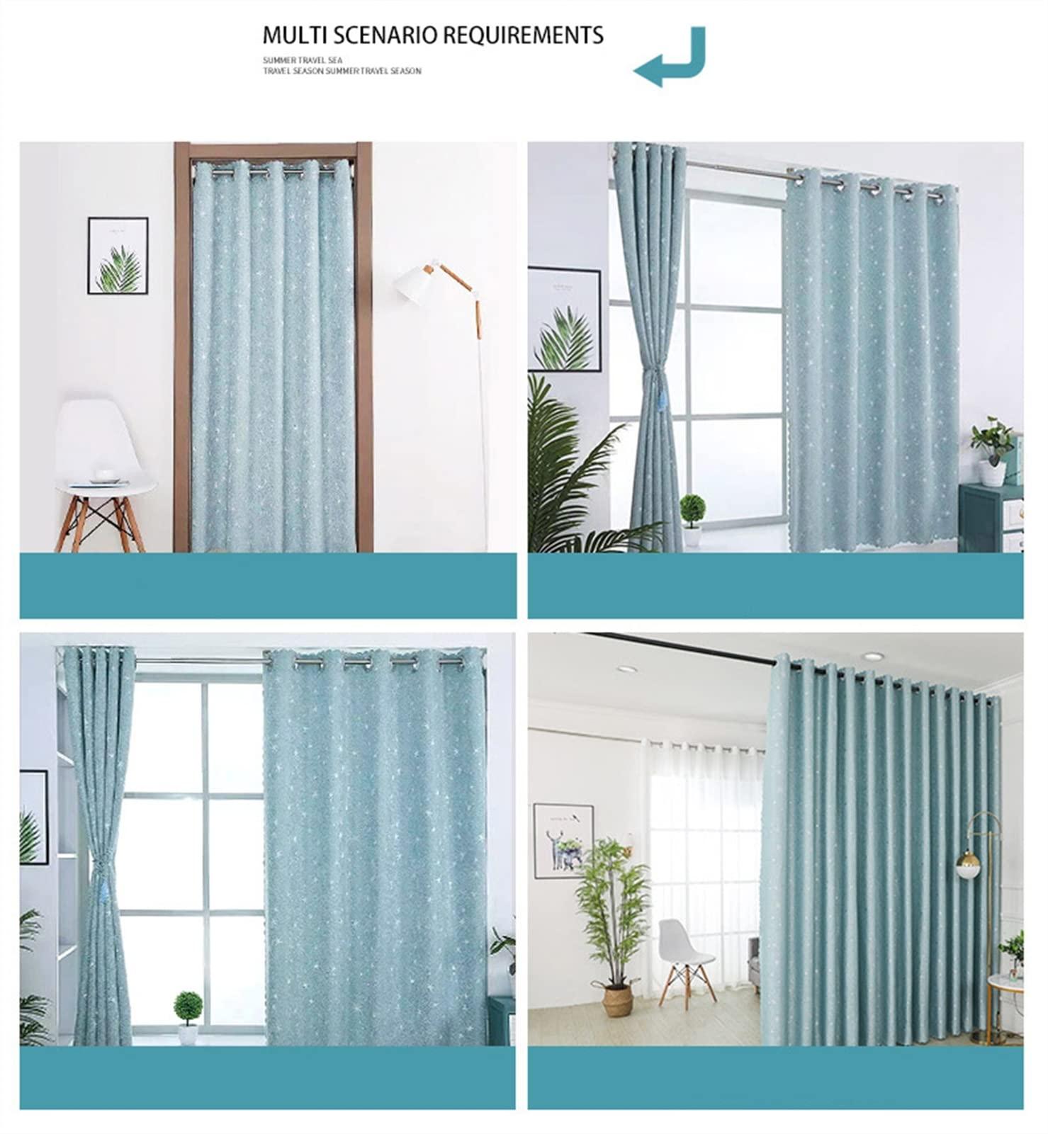 SK Studio SK Studio Room Divider Curtain Privacy Curtain for Bedroom Partition, Sound Proof Wide Blackout Curtain with Grommet for Sliding Door Curtains, Shared Office, Patio, 1 Panel Brown, W 4.3 x L 5.2 ft