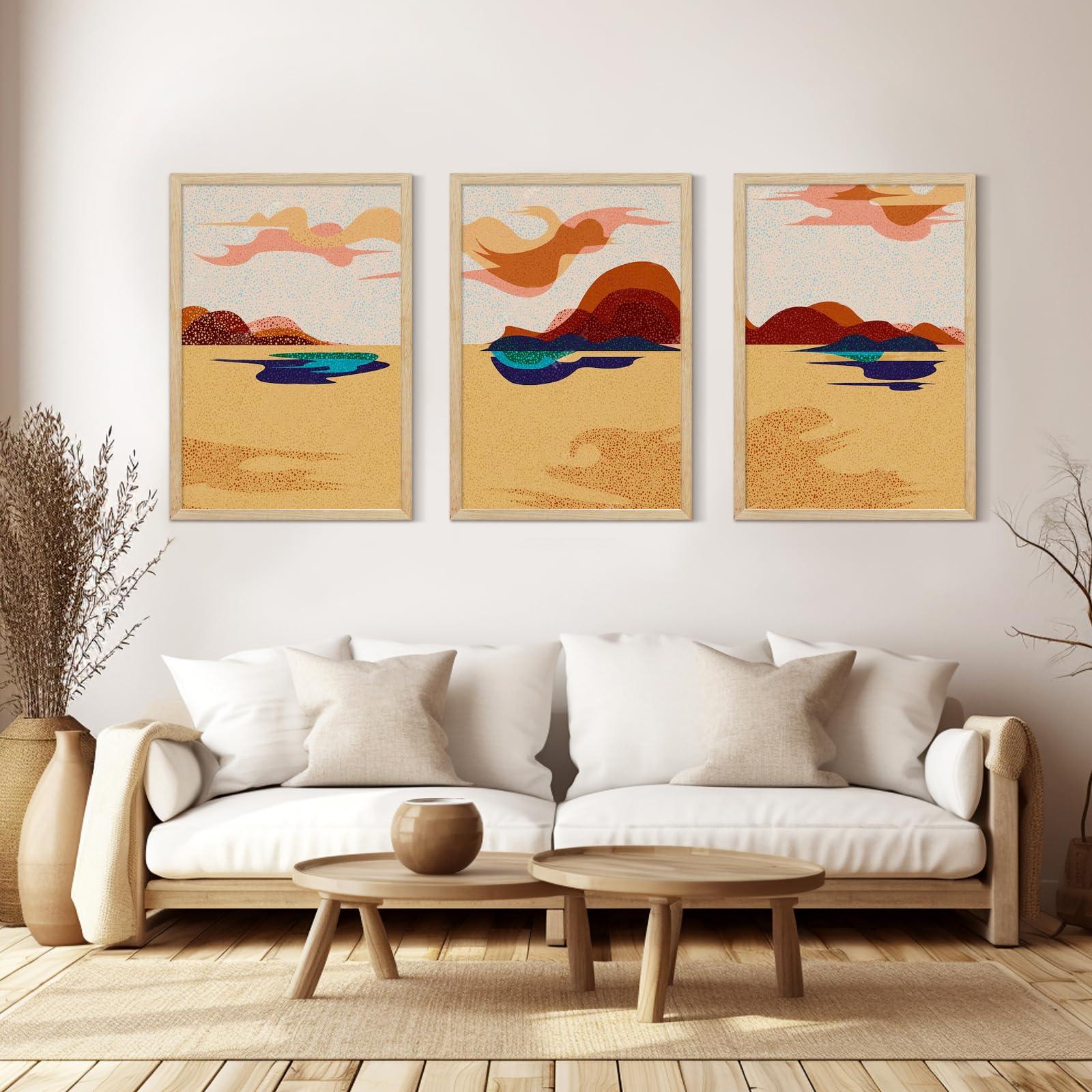 QTART QTART 12X18 Picture Frame, 12x18 Frame Natural Oak Wood Poster Frame for Photo Wall Mounting Tabletop Display, 12 by 18 Picture Frames,1 Pack