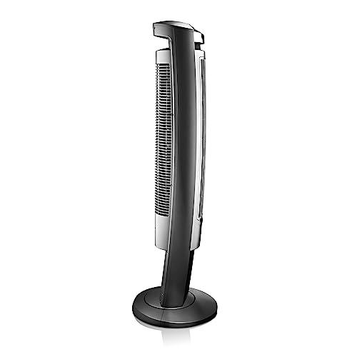 Lasko Lasko Oscillating Tower Fan, Quiet Fans with Remote, for Bedroom, Living Room, Office, Tower Fan with Remote, 3-Speed Timer, 42, Silver T42951
