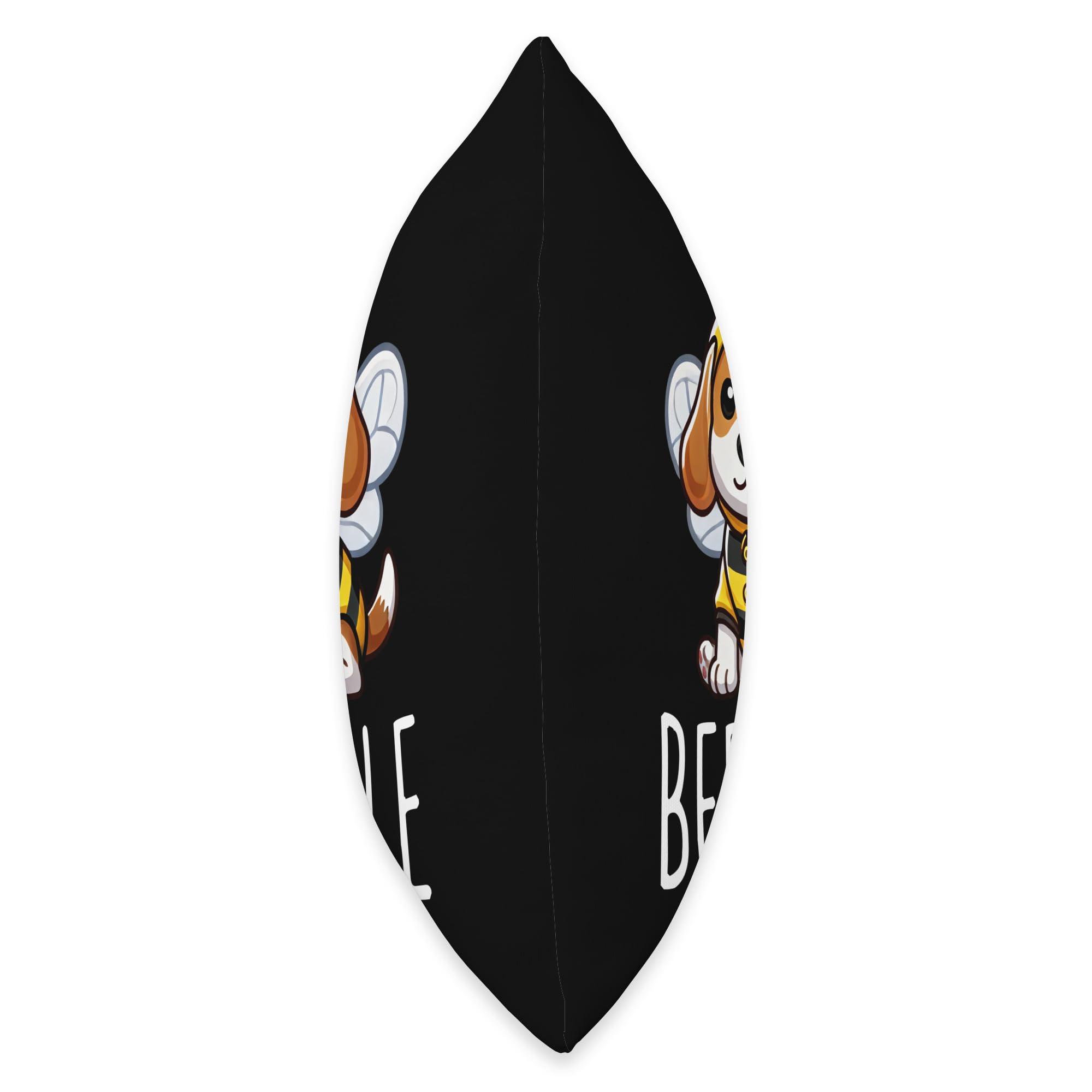 Bee Beagle byAxisone Funny Beagle Dog Bee-Agle Bee Costume Men Women Kids Throw Pillow