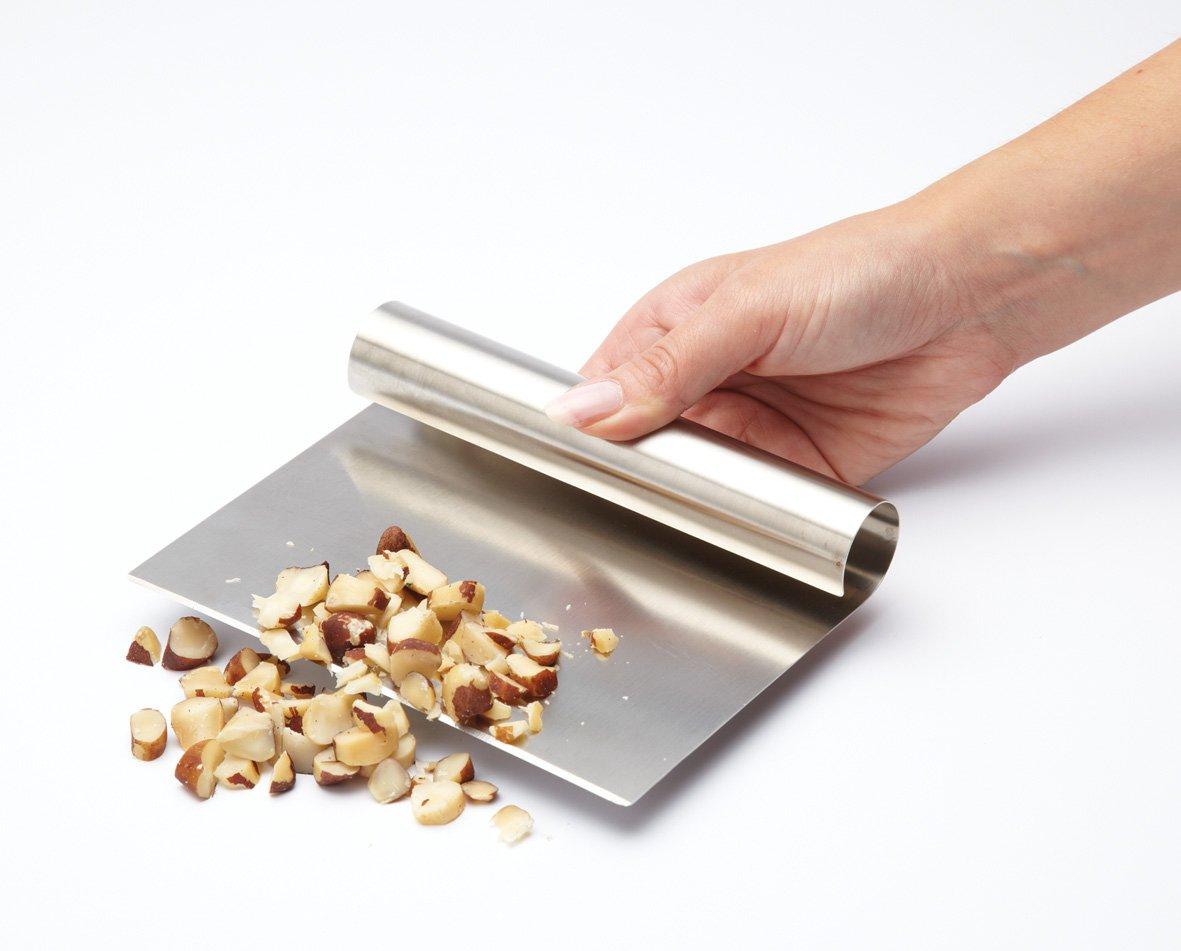 Kitchen Craft KitchenCraft Stainless Steel Vegetable Chopper/Food Scoop, 15 x 11.5 cm (6\" x 4.5\"), Silver