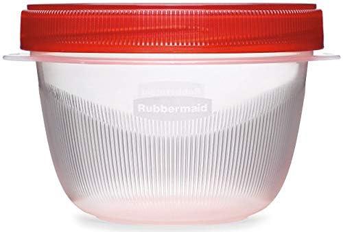 Rubbermaid Rubbermaid TakeAlongs Twist & Seal, Twist Top Food Storage Containers, 2 Cup, 3 Pack