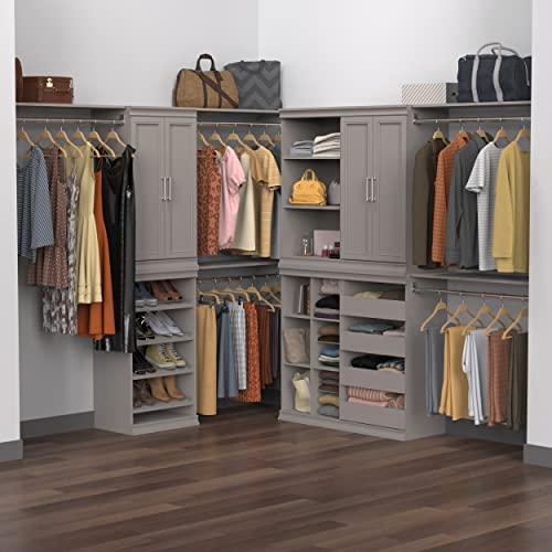 ClosetMaid ClosetMaid Modular Storage Shelf Unit with 3-Shelves, Taupe