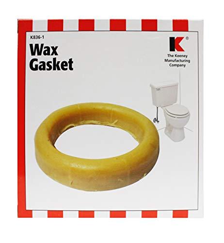 Plumb Pak Plumb Pak K836-1 Standard Toilet Wax Gasket, For Use With 3 In Or 4 In Waste Lines, No Size, Honey Yellow