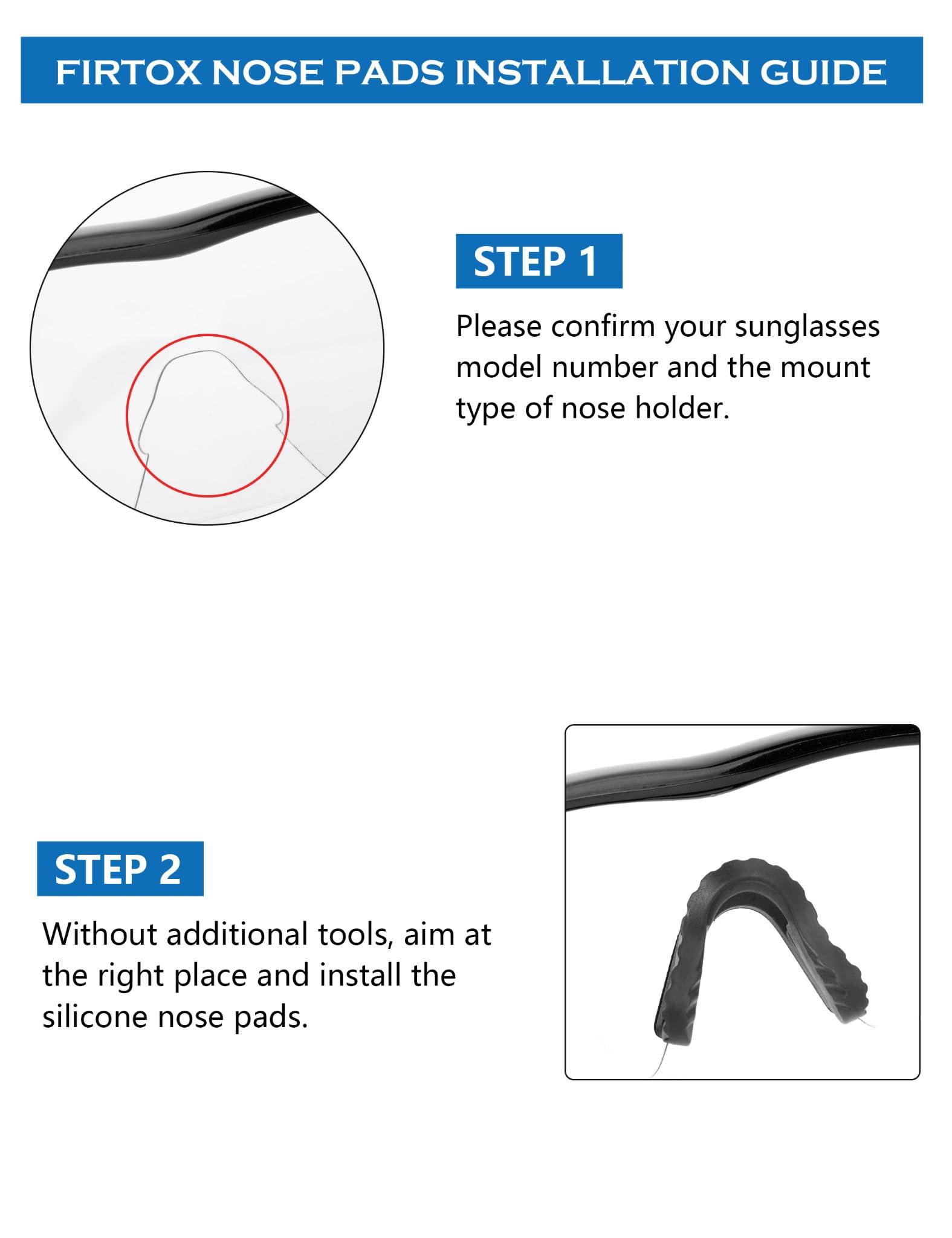 Firtox Replacement Earsocks & Nosepieces Rubber Kits for Oakley M Frame Heater/M Frame Sweep/M Frame Strike/M Frame Hybrid Sunglass - Green