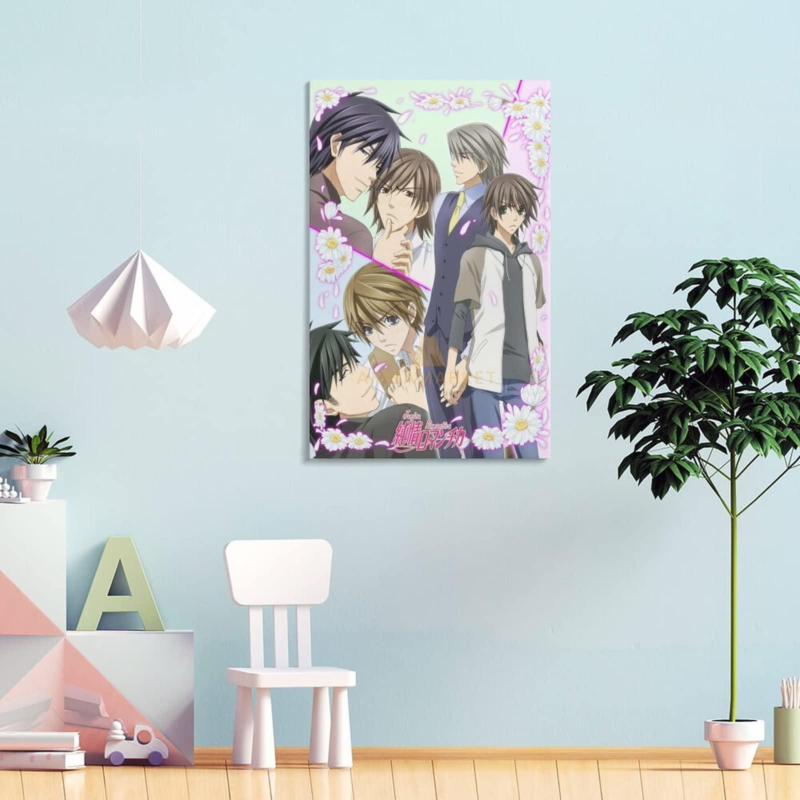 XIANNA XIANNA Junjou Romantica Anime Poster (4) Canvas Art Poster And Wall Art Picture Print Modern Family Bedroom Decor Posters 24x36inch(60x90cm)