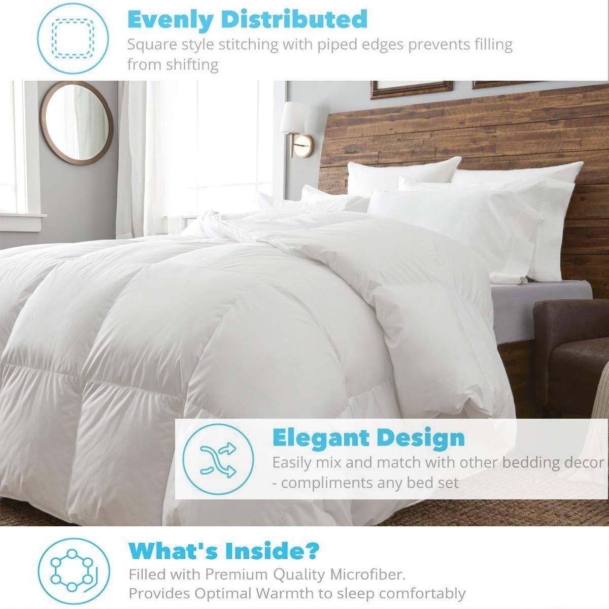 New York Mercado Luxury Quality 300 GSM 100% Genuine Organic Cotton 800 TC Comforter Warm Ultra-Soft Italian Finish GOTS Certified HEAVEN LIKE FEEL All-Season Quilt Box Stitched Comforter (Twin, Gold)