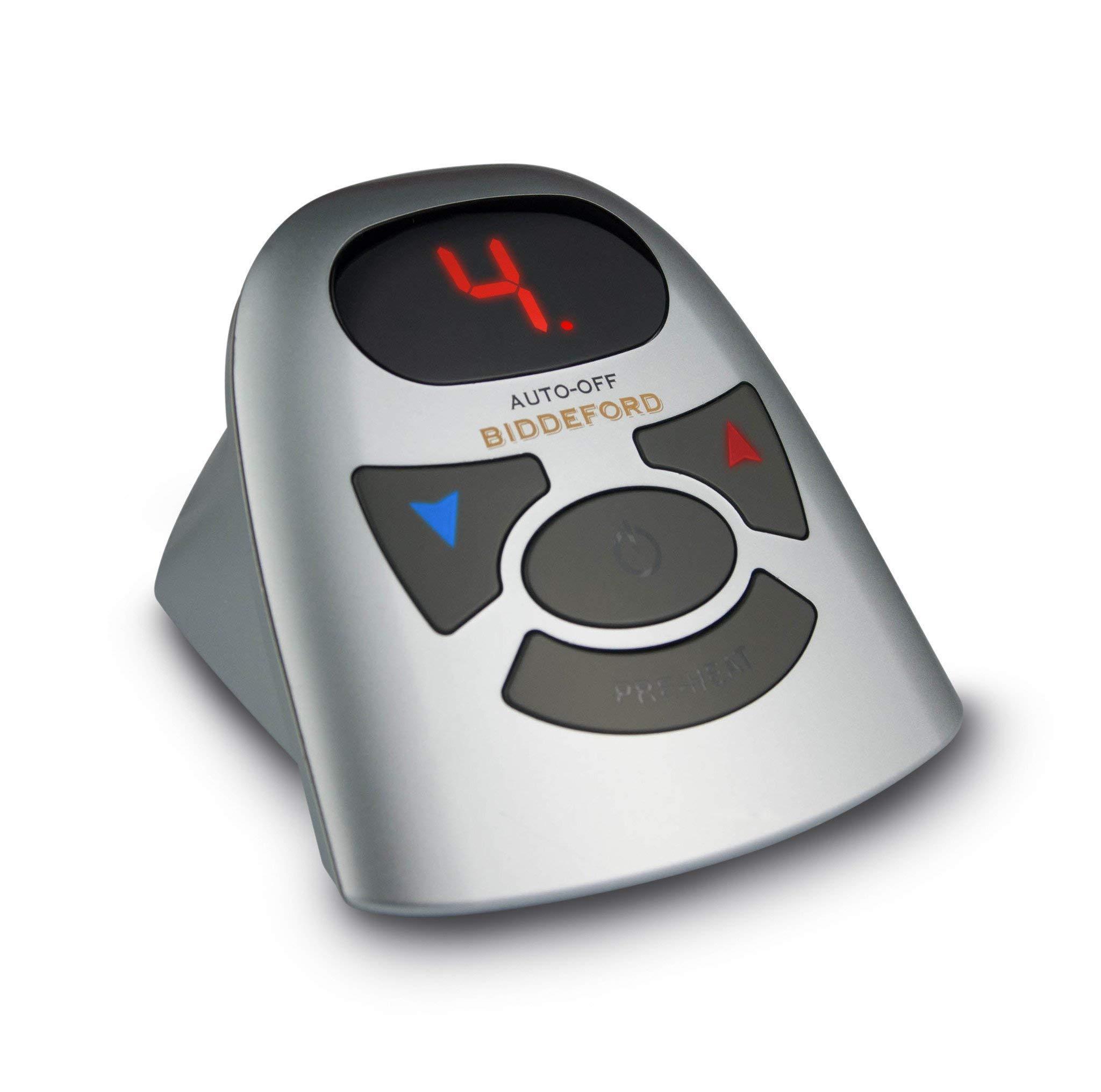 Biddeford Blankets BIDDEFORD BLANKETS Micro Plush Electric Heated Blanket with Digital Controller, Twin, Taupe