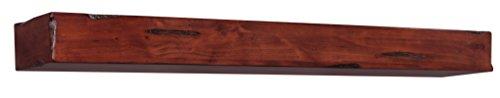 Pearl Mantels Pearl Mantels 412-60-70 Shenandoah Pine 60-Inch Fireplace Mantel Shelf, Rustic Cherry