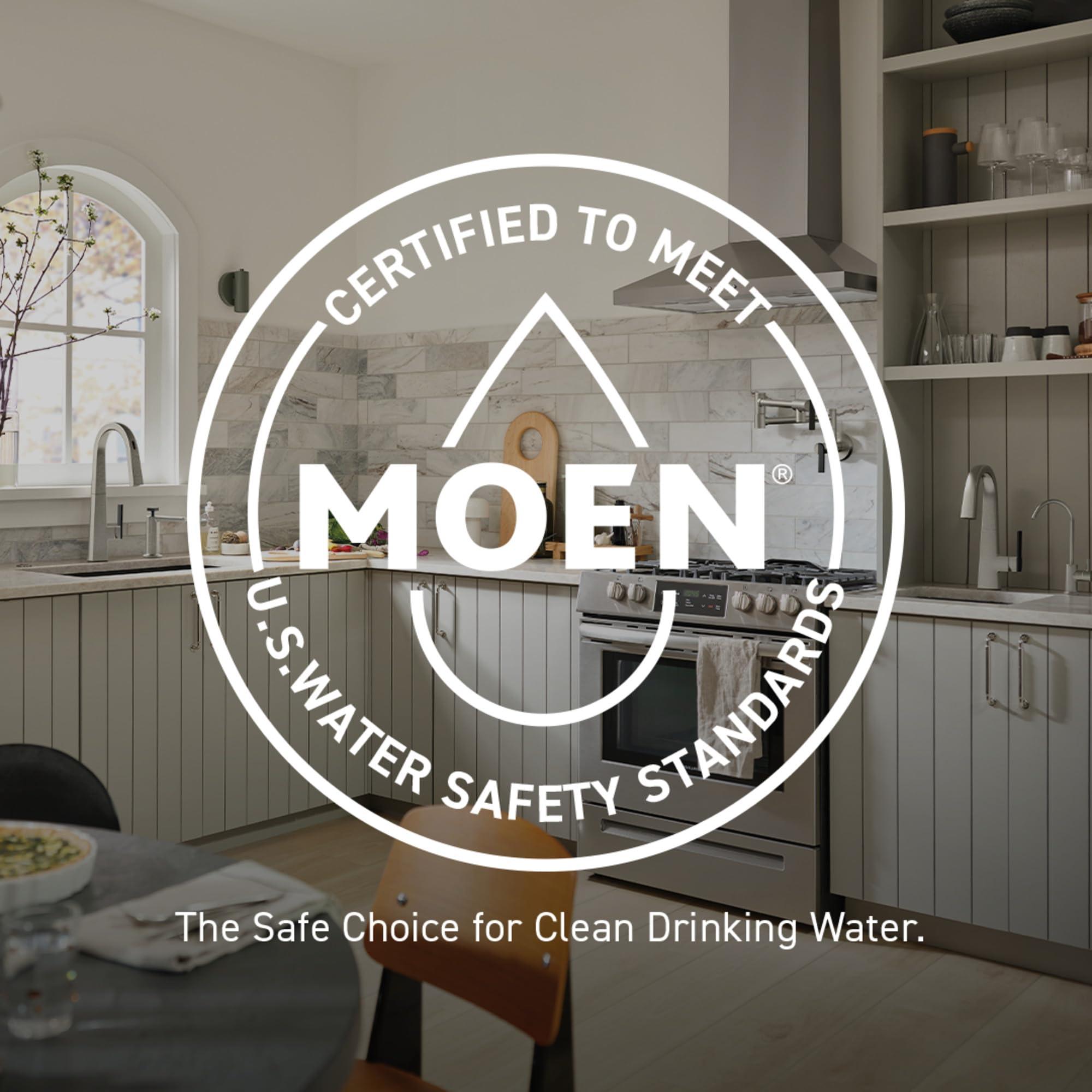 Moen Moen Medina Spot Resist Stainless One-Handle Pull Out Kitchen Faucet, Kitchen Sink Faucets with Pullout Sprayer Featuring Power Boost for a Faster Clean, 87039SRS