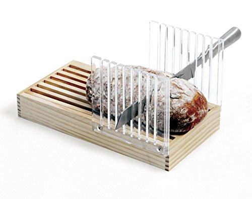Norpro Norpro Bread Slicer with Crumb Catcher Brown .5in/1.25cm