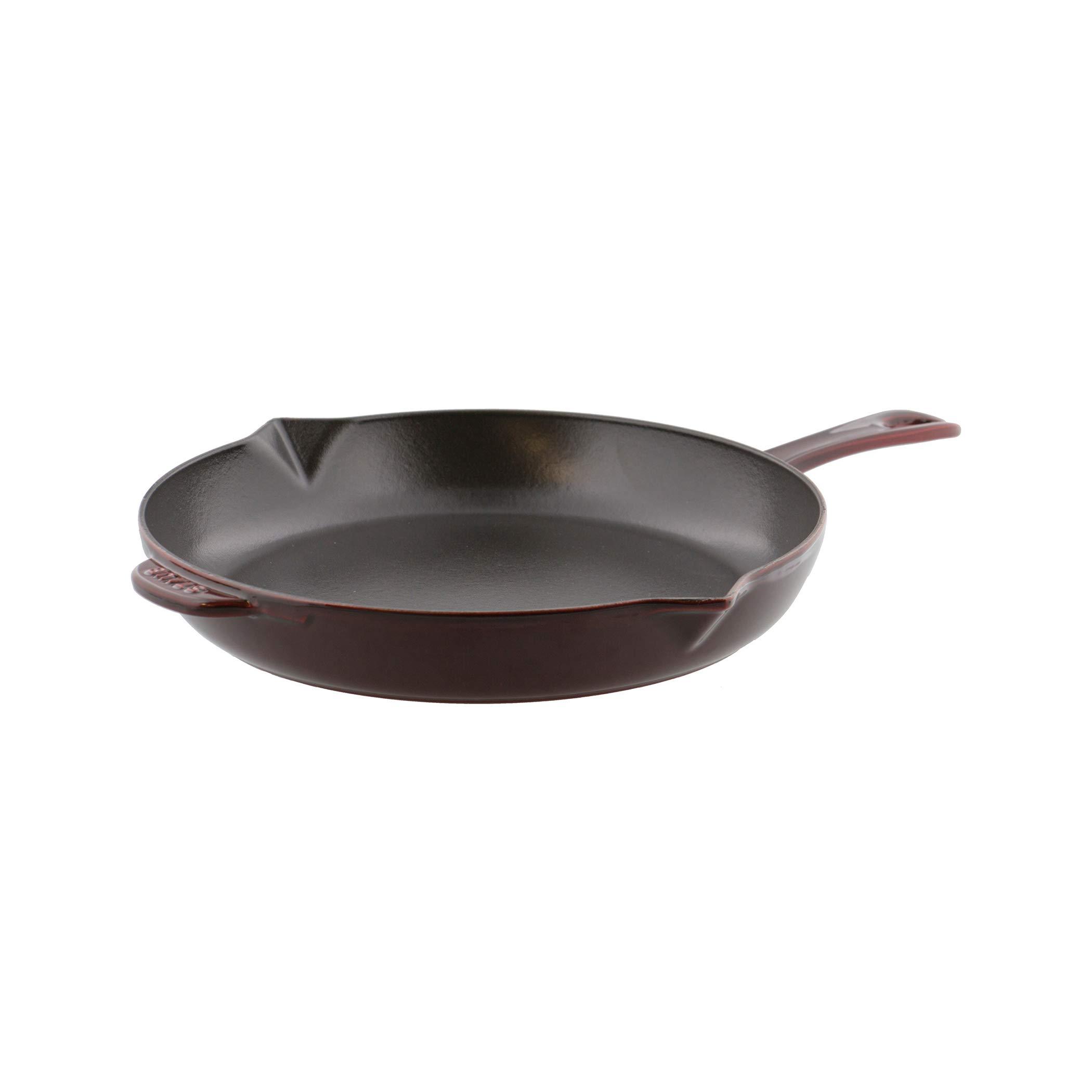 STAUB Staub Cast Iron 10-inch Fry Pan - Grenadine, Made in France