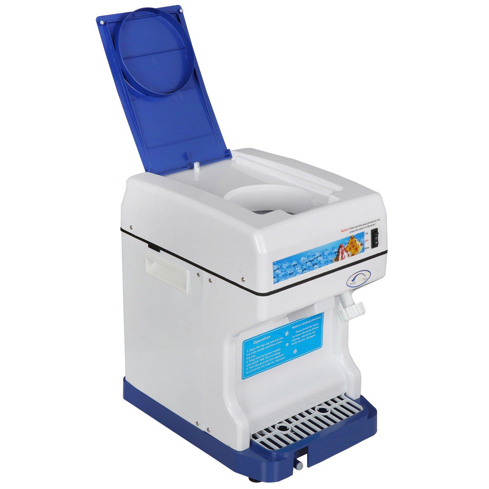 Mandycng Mandycng Heavy Duty Electric Commercial Snow Cone Machine Device Restaurant Dessert Ice Shaver Crusher Shaving Maker Bingsu Machine