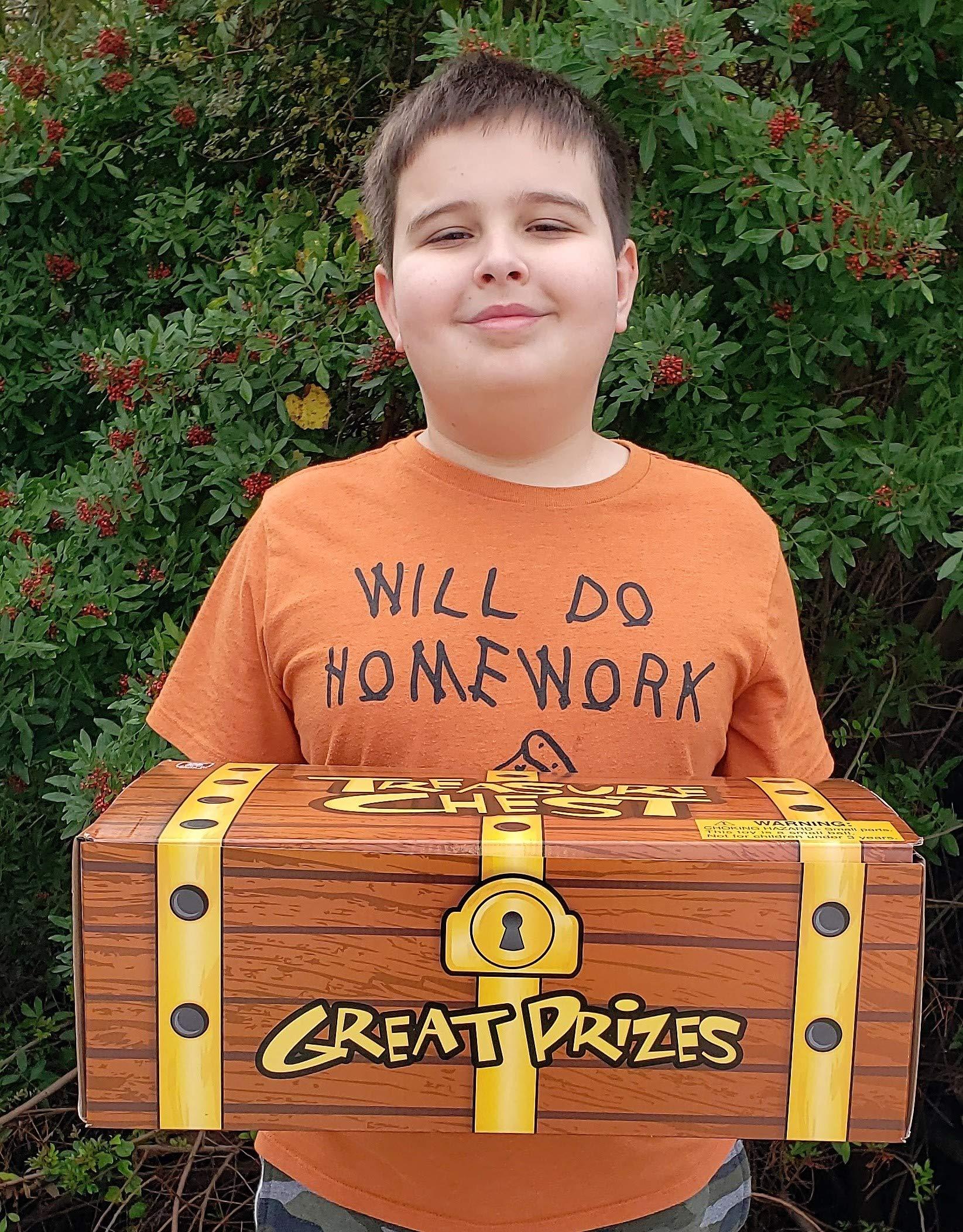 Zugar Land Zugar Land Huge Wood Looking Treasure Chest Box (16 inches x 9 inches) Cardboard. Brown and Gold. Easy to Assemble. Perfect Prop for your Pirate Themed Birthday Party!