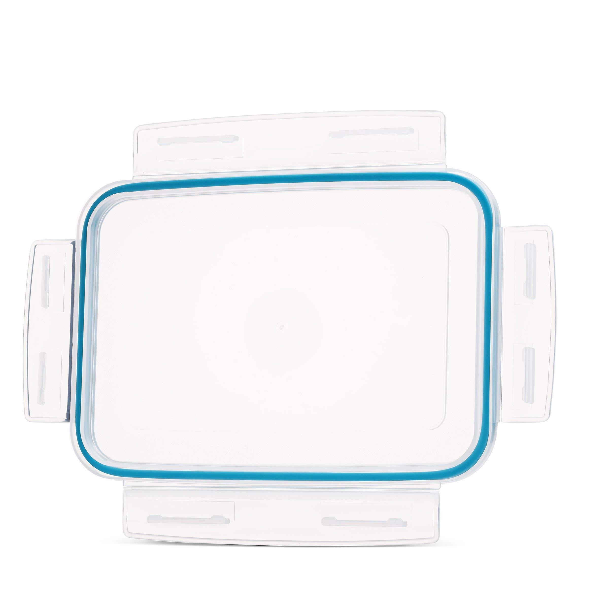 Komax Komax Biokips Airtight Food Storage Containers – Leakproof Snack Containers w/Locking Lids – BPA-Free Small Pantry Storage Containers – Microwave & Dishwasher Safe Food Containers (15 oz, Set of 6)