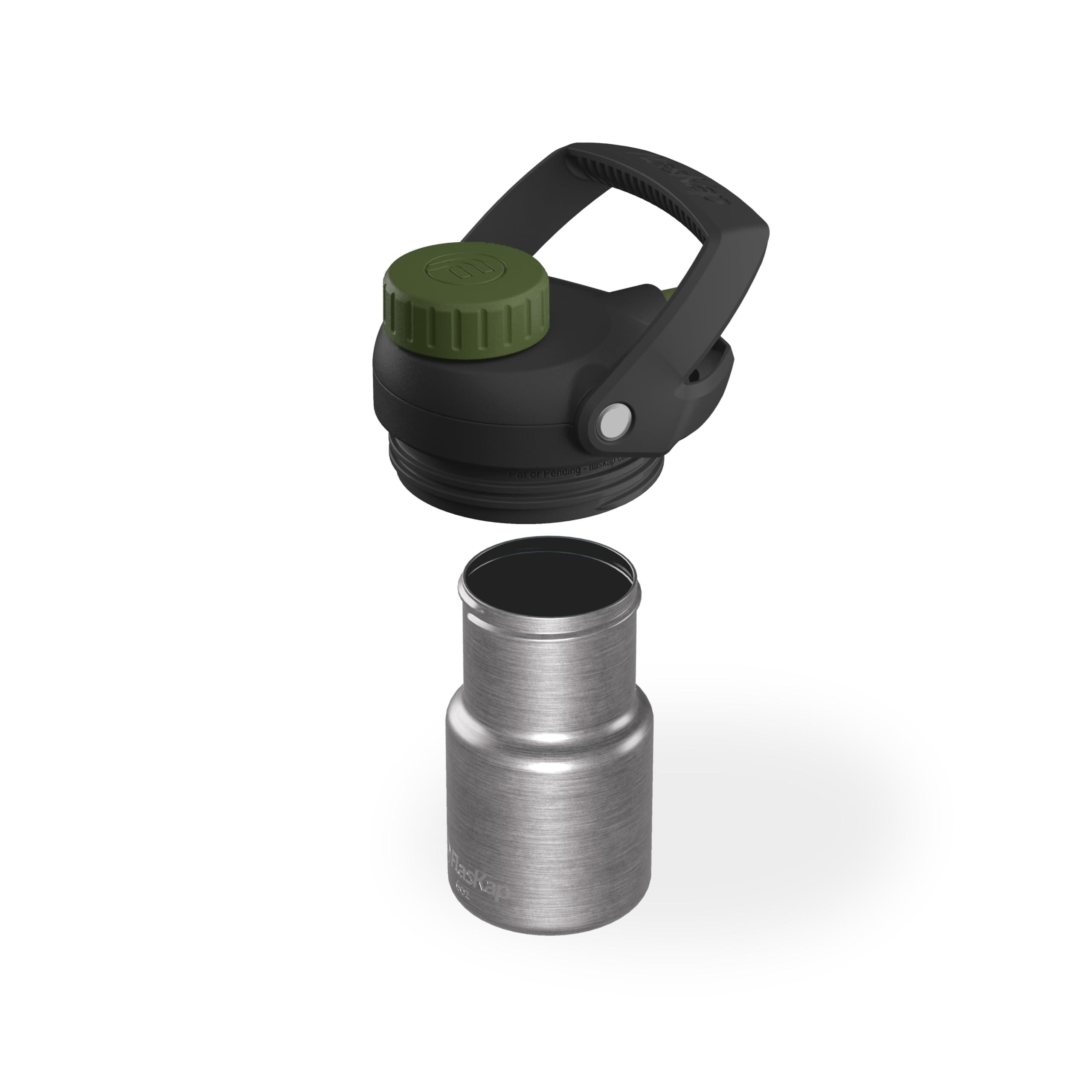 Flaskap Flaskap FreePour 6oz Drinking System: Tumbler Accessories Compatible with the Yeti Rambler Bottle, Tumbler Lid, Leak Proof Lid, Tumbler Attachment