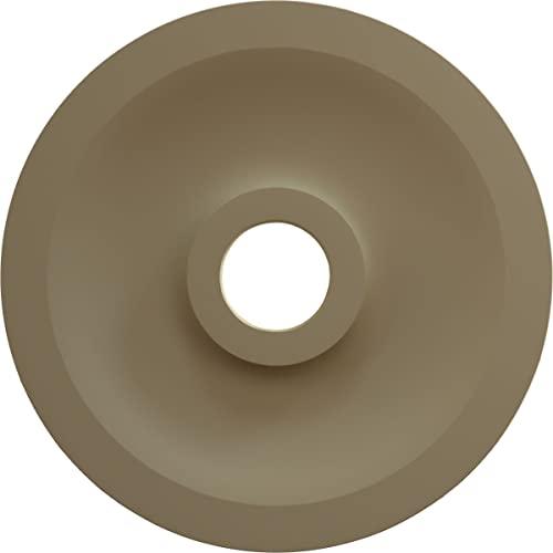 Ekena Millwork Ekena Millwork CM20BE1PCC Berkshire Ceiling Medallion, 20 1/8\"OD x 3 7/8\"ID x 1 7/8\"P, Hand-Painted Pot of Cream Crackle