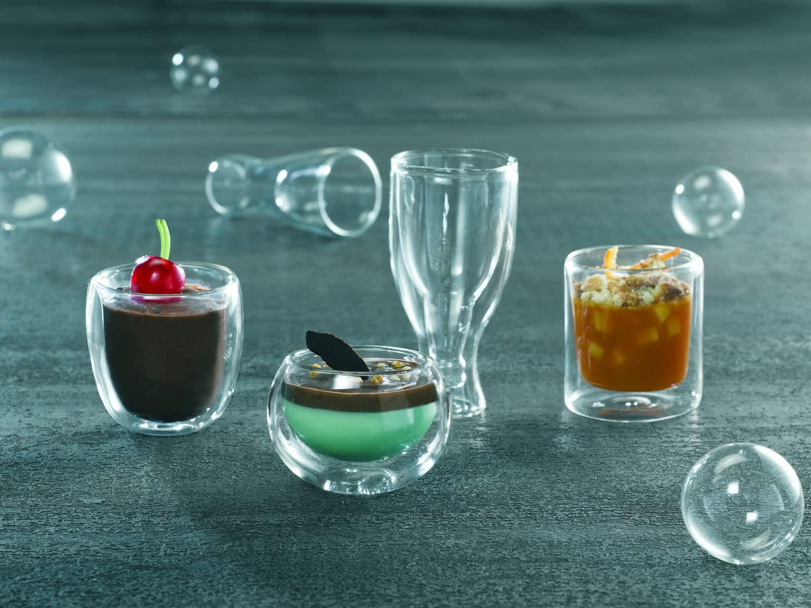 PacknWood PacknWood 210VBOBALI Double Wall Short Mini Glass - 2oz D:2.2in H:2.3in - 48 pcs