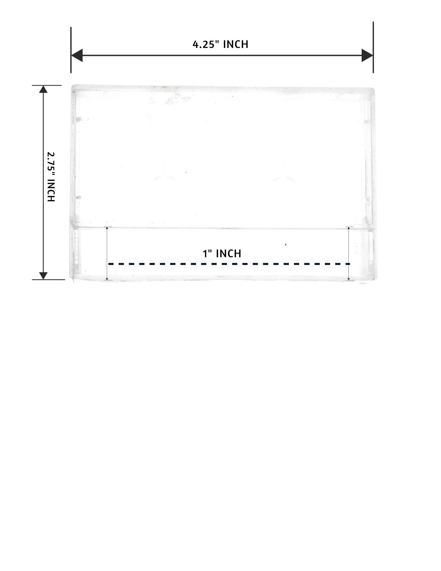 Malelo and Company Audio Cassette case Clear/Clear Square Edge 200 Pack
