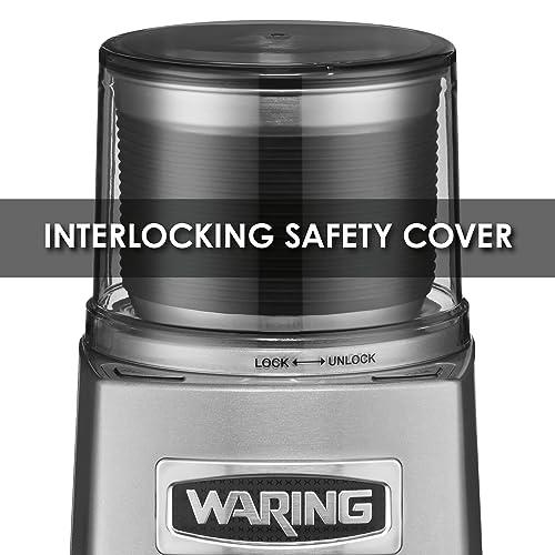 Waring Waring Commercial WSG60 3 Cup Spice Grinder, 1 HP Motor, 20,000 RPM\'s, Pulse Actuation, Includes 2 stainless steel grinding-bowls-120V, 175W, 5-15 Phase Plug, 0.9 cu. ft.