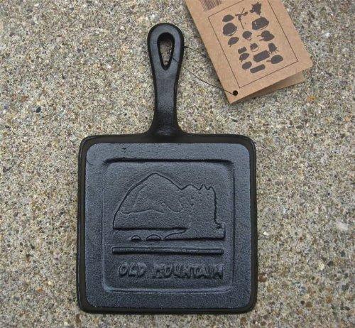 Old Mountain Old Mountain Square Single Serve Cast Iron Skillet - Preseasoned Set of 6