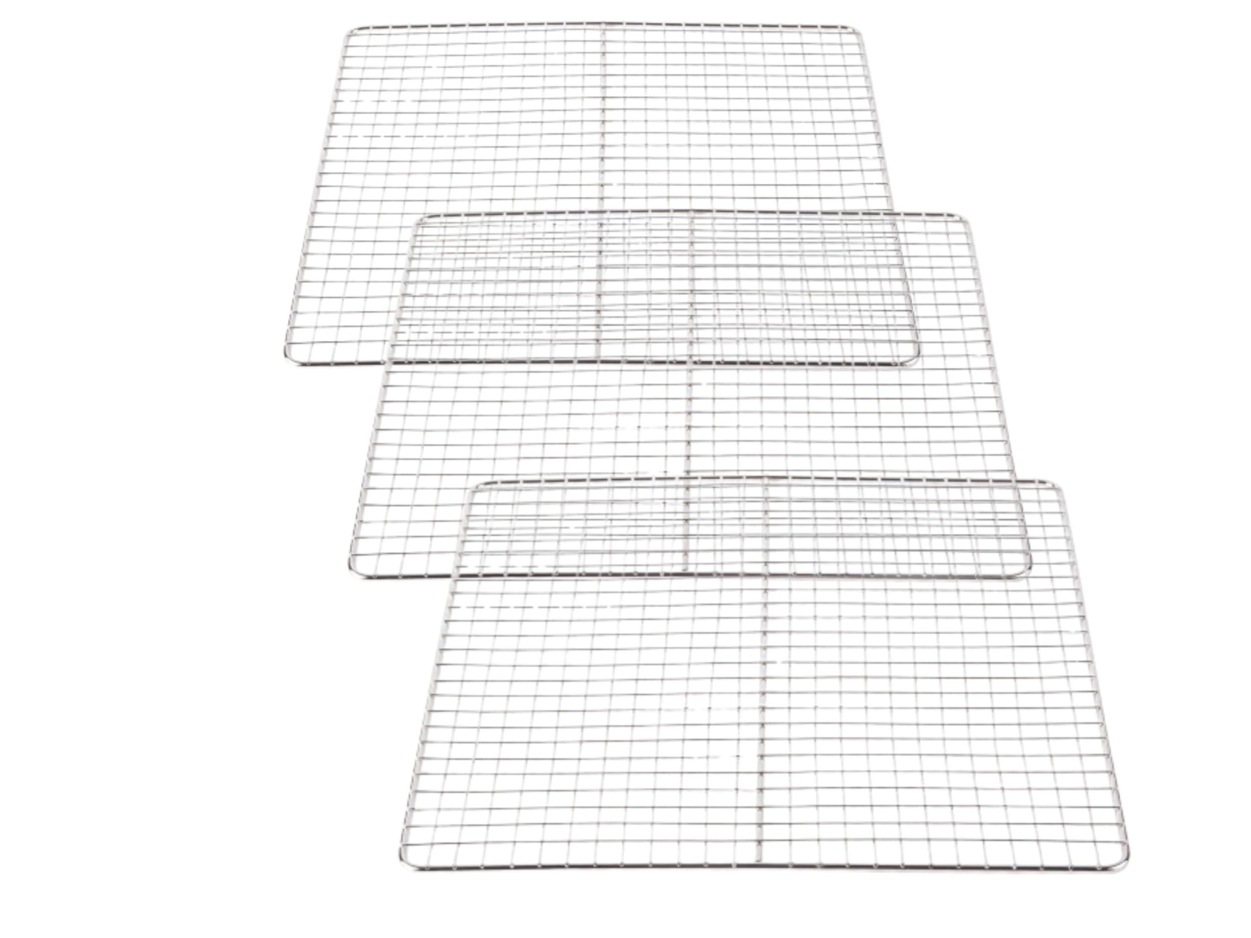 GEEX DEPOT Deep Fryer Screen 13-1/2 by 13-1/2-Inch, Replaces Pitco Fryer Crumb Screen Stainless Steel Deep Fryer Accessories, Fryer Grate(Pack of 3) (13 1/2\" x 13 1/2\")